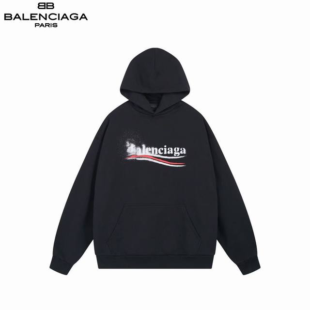 Balenciaga 25Fw Graffiti Inkjet Coca-Cola Hooded Sweatshirt (Ddd). Original desi