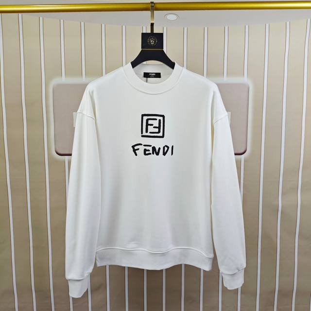 Fd Fendi 2025 Autumn/Winter New Original Men's Casual Sweatshirt High-end Custom