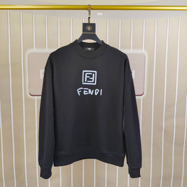 Fd Fendi 2025 Autumn/Winter New Original Men's Casual Sweatshirt High-end Custom