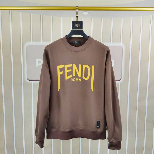 Fd Fendi 2025 Autumn/Winter New Original Men's Casual Sweatshirt High-end Custom