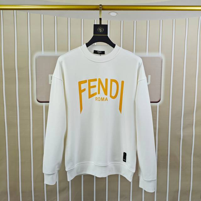 Fd Fendi 2025 Autumn/Winter New Original Men's Casual Sweatshirt High-end Custom