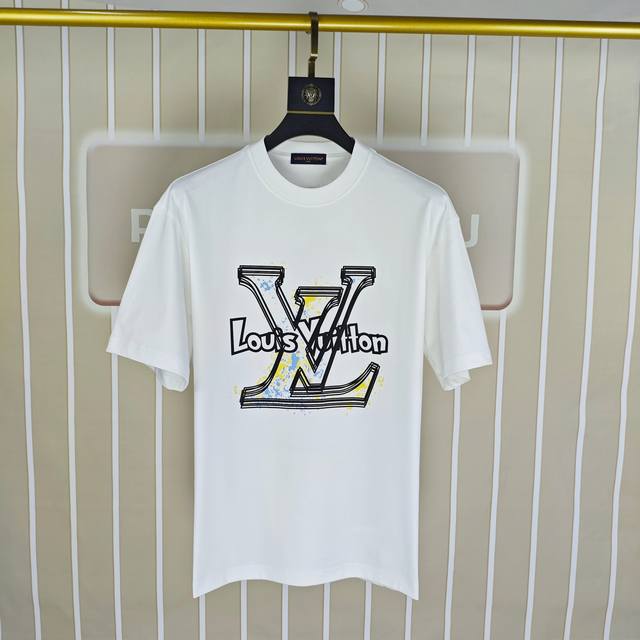 Louis Vuitton 2025 Spring/Summer New Arrival Original Men's Crew Neck Short Slee