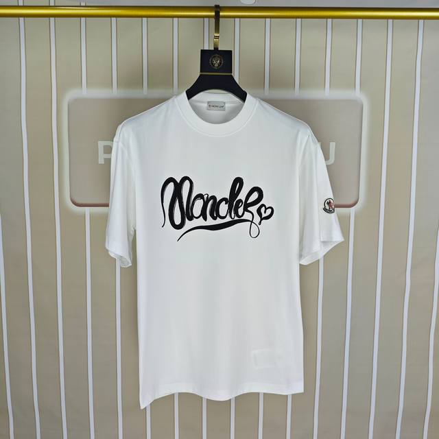 M*Ncler 2025 Spring/Summer New Arrival Original Men's Crew Neck Short Sleeve T-S