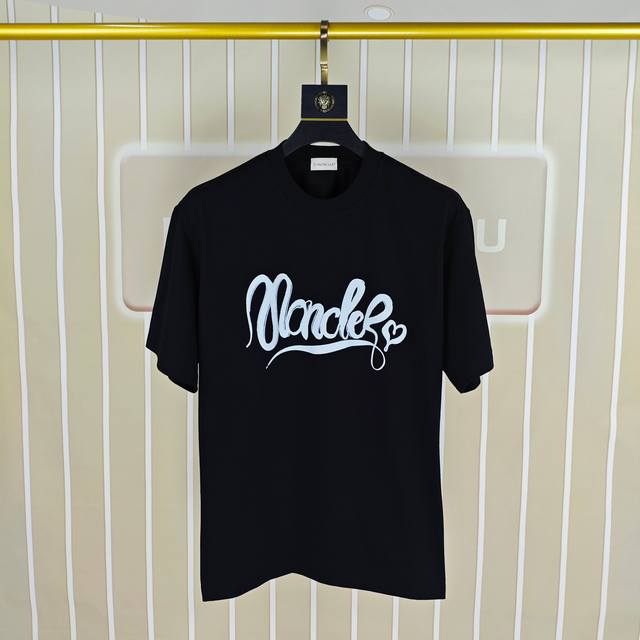 M*Ncler 2025 Spring/Summer New Arrival Original Men's Crew Neck Short Sleeve T-S