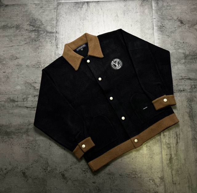 LV Limited Edition Couple Thick Knitted Sweater Cardigan High-density knitted sw