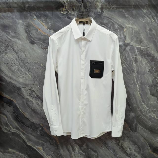 Dolce & Gabbana (Dg) 2025Ss New Long-Sleeve Shirt, High-End Version! Custom-made