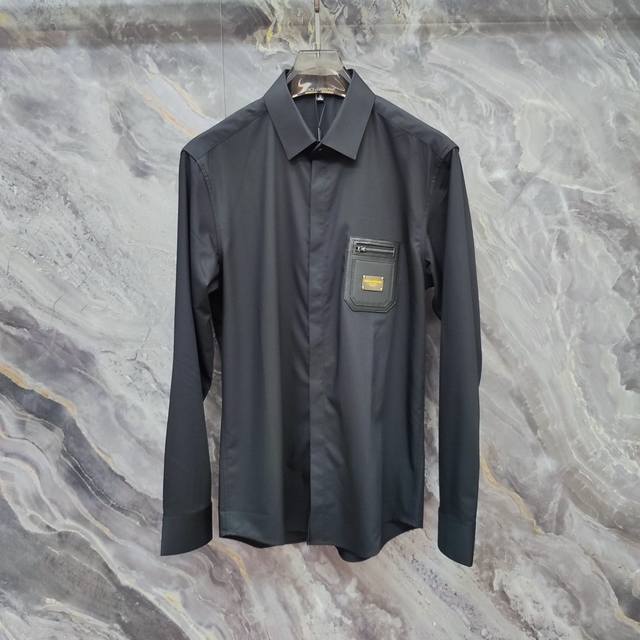 Dolce & Gabbana (Dg) 2025Ss New Long-Sleeve Shirt, High-End Version! Custom-made