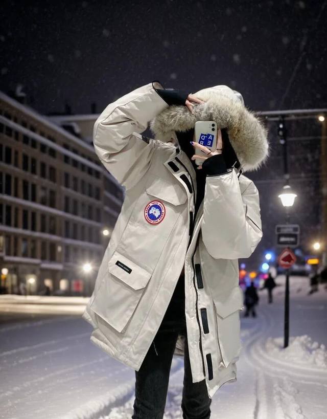 7999 Canada Goose 2008 Expedition Parka 4660M (Ddd) Colors: Black, Off-white, Pi