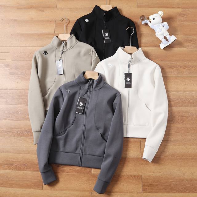 Women's Descente Autumn Stand Collar Casual Jacket! Made with liquid ammonia air