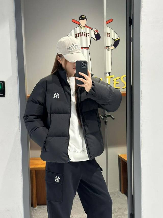 7888 Mlb New York Yankees Yu Shuxin's Same Style Unisex Couple Short Down Jacket