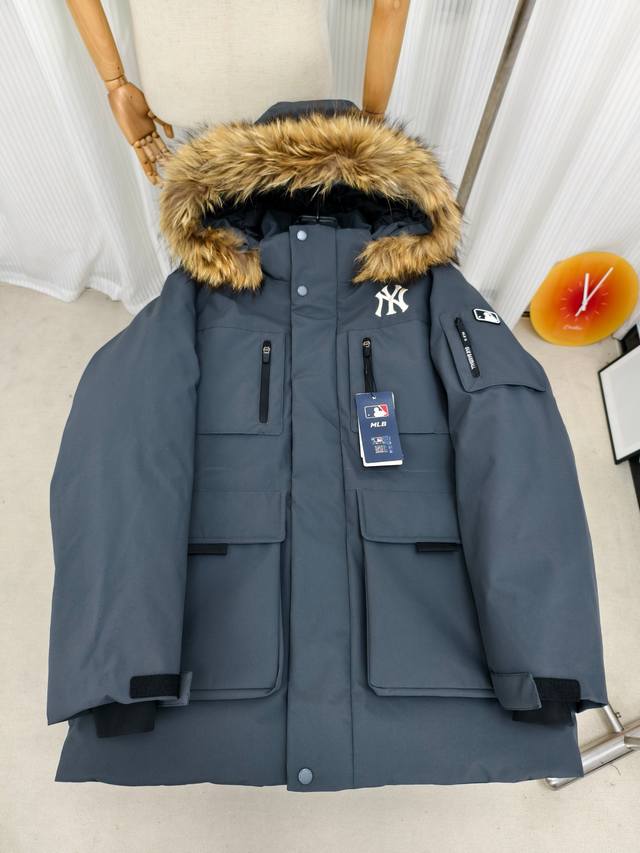 Factory Price P Mlb Yankees 2nd Generation Large Pocket Workwear Down Jacket Zha