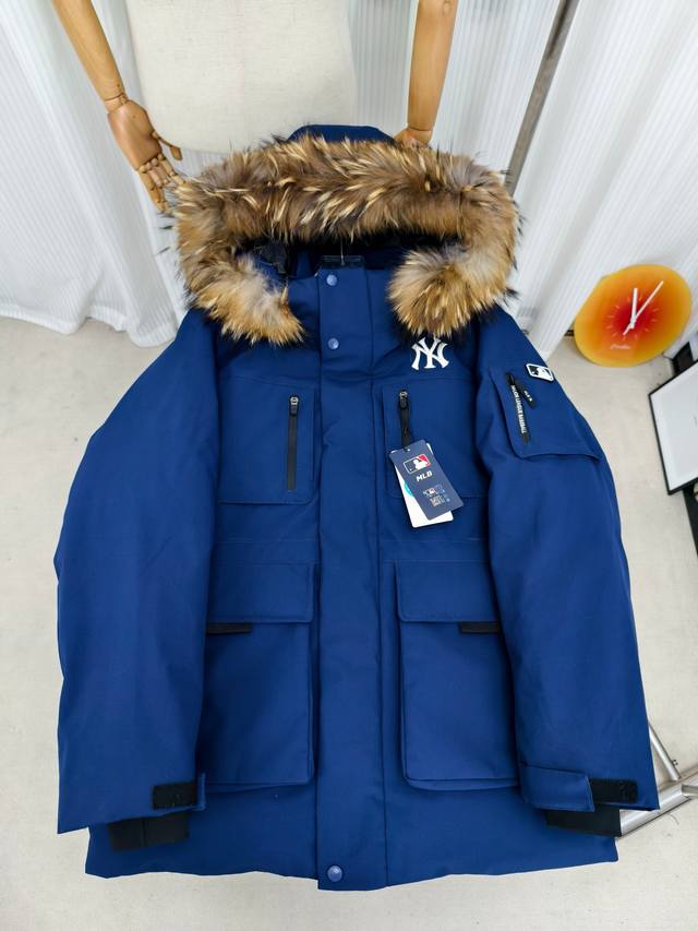 Factory Price P Mlb Yankees 2nd Generation Large Pocket Workwear Down Jacket Zha
