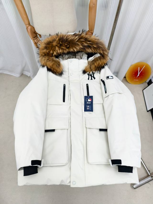 Factory Price P Mlb Yankees 2nd Generation Large Pocket Workwear Down Jacket Zha