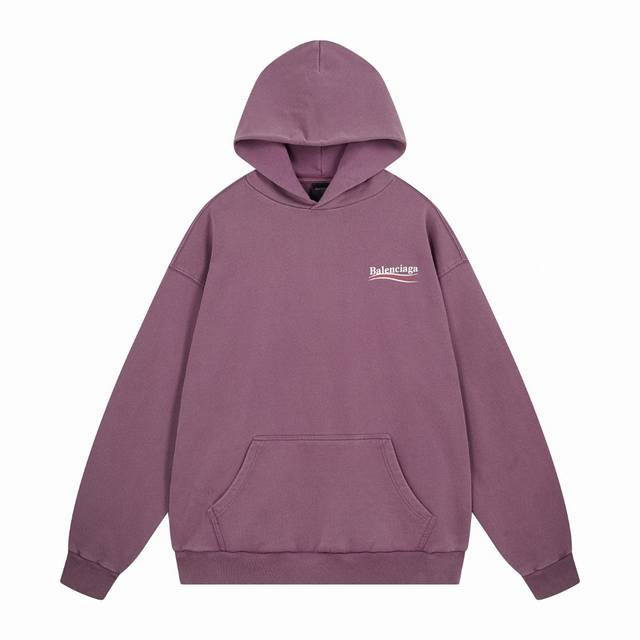 Balenciaga 2025 Ss New Coca-Cola Print Ripped Wash Distressed Hooded Sweatshirt