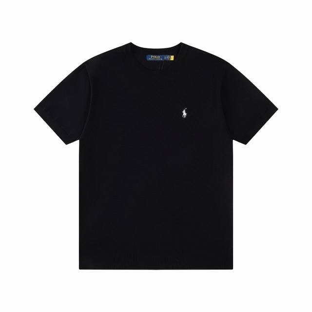 R76 Ralph Lauren Knitted Pony Embroidered Crew Neck Sweater Short Sleeve T-Shirt