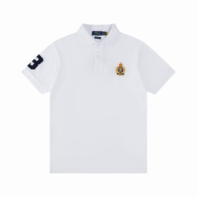 R71 Ralph Lauren Gold Horse Logo with Three Pony Embroidered Logo on the Back, C