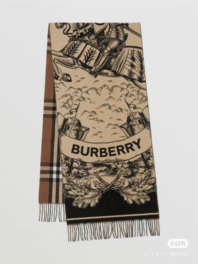 Comes with full gift box packaging + 10 Burberry cashmere scarf