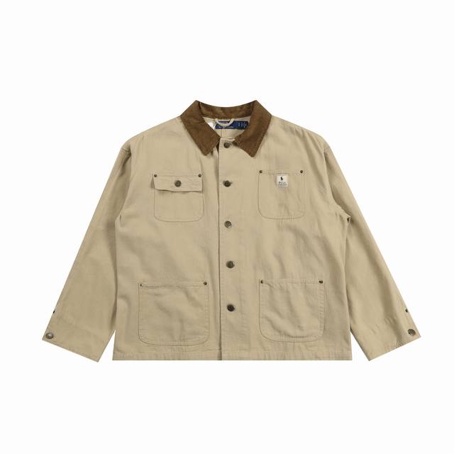 R09 Ralph Lauren Barn Style Women's Canvas Work Jacket, Jung Soo-jung's Style Ra