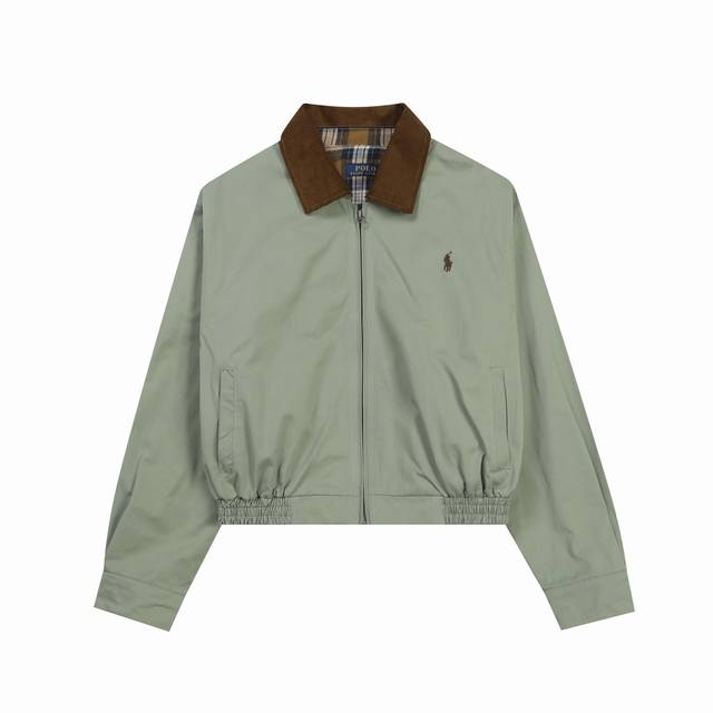 R08 Ralph Lauren Four-Color Campus Style Collared Jacket American Retro Coat - C