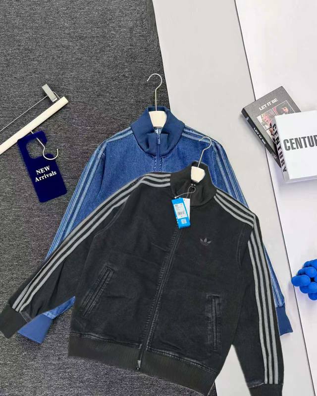 Real Shot Details Price Drop 2025 Autumn/Winter New Adidas Originals Retro Zippe