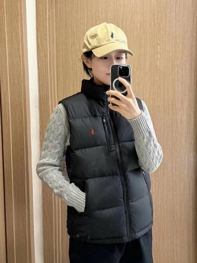 24Ss Winter New Arrival Ralph Lauren Men's Classic Water-Repellent Down Vest Rl1