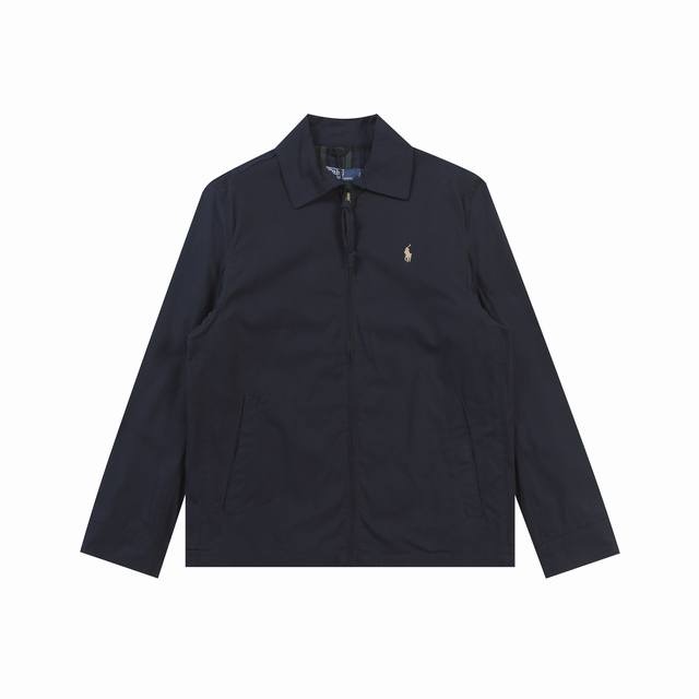 R05 Ralph Lauren 1980s Navy Field Jacket. Heavy-duty finished garment, original