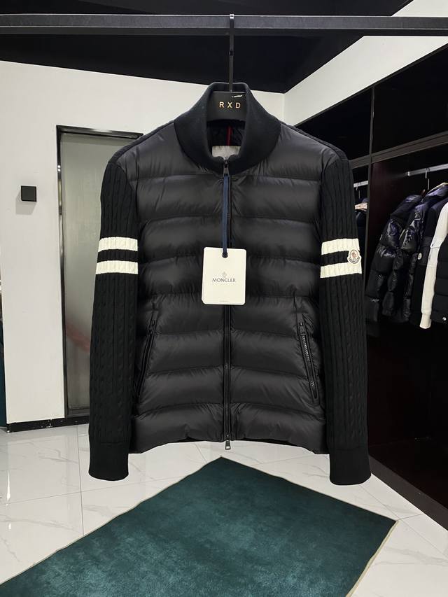 Style No.: Tt131 Moner 2025 Newest Fashion Designer Wool Knit Down Jacket. The d