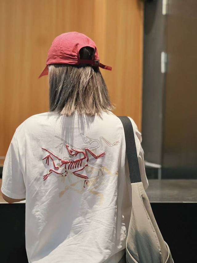 Arc'multi Bird Three-Label Color Embossed Foamed Letter Print Logo Comfortable C