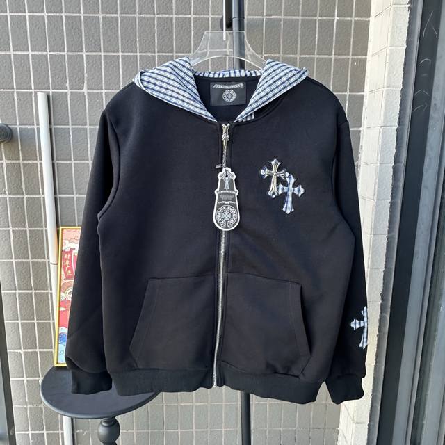 Style No.: Tt109 Chrome Hearts 2025 Washed Burnished Applique Embroidery Autumn/