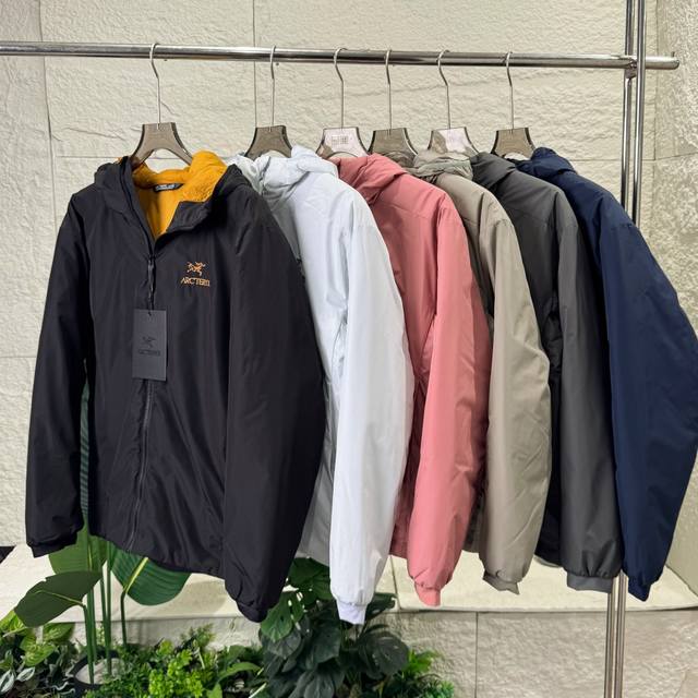 Exclusive Premium Arcteryx Atom Ar Hoody Men's and Women's Windproof Warm Solid