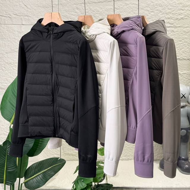 Lululemon Down and Around Series Women's Solid Color Lightweight Warm Full Zippe