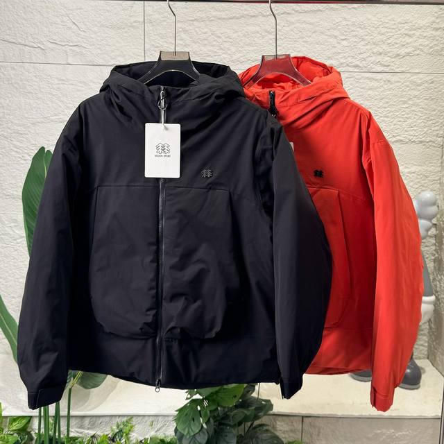 Kolon Sport Camp Soft Alpine Unisex Mid-Length Loose Goose Down Jacket, Couple F