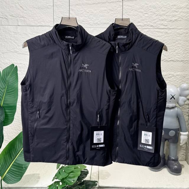 Reject DIY! Arcteryx Atom Vest Men's Solid Color Logo Stand Collar Vest, Couple