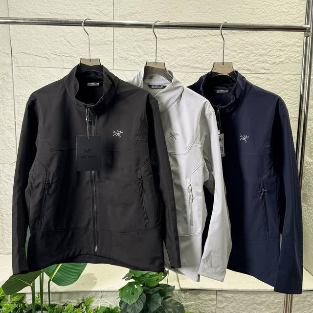 Arc'teryx Gamma Jacket, Unisex Softshell Jacket, Stand Collar Windproof Windproo