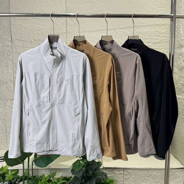 Arcteryx Gamma Lightweight Stand Collar Couple Solid Color Lightweight Softshell