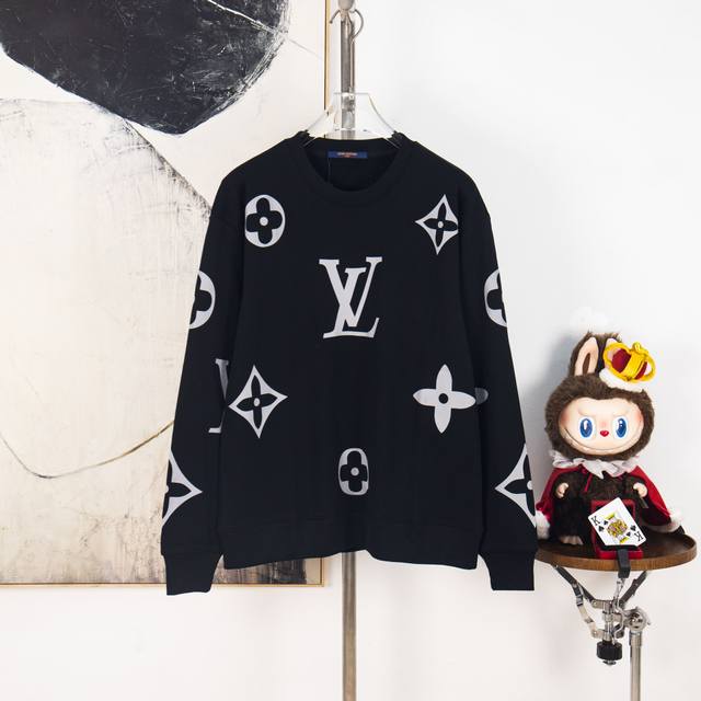 Zp Version [Exclusive Supply] Louis Vuitton 2025Fw Autumn/Winter New 420g Pullov