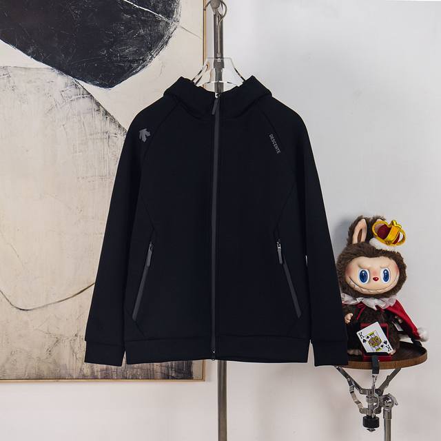 Zp Version [Exclusive Supply] Descente 2025 New Style Taped Logo Couple Jacket 1