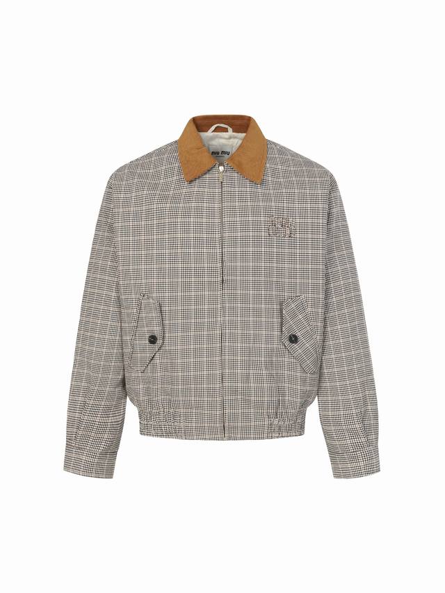 Miu Miu Corduroy Check Jacket (Ddd) Craftsmanship Description: This jacket reint