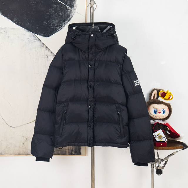 Zp Version [Exclusive Supply] Burberry Sleeveless Two-Way Vest Burberry New Men'