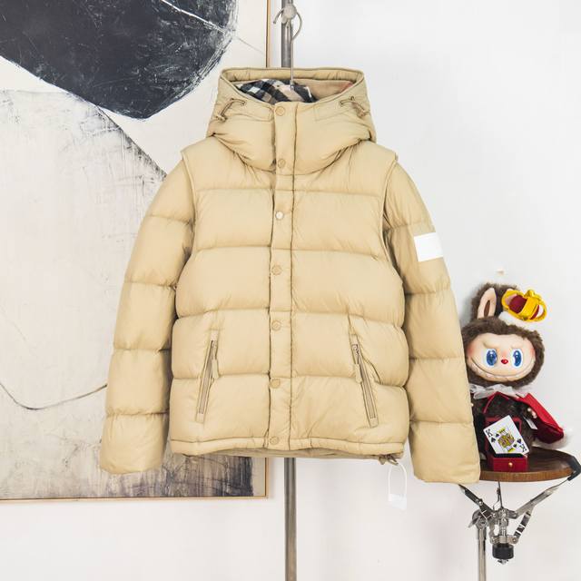 Zp Version [Exclusive Supply] Burberry Sleeveless Two-Way Vest Burberry New Men'