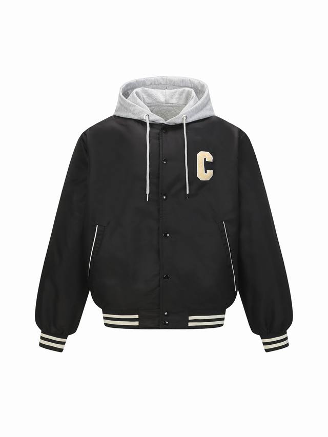 Celine 23Fw Hooded Baseball Jacket (Ddd). Originally purchased for 15,800. Featu