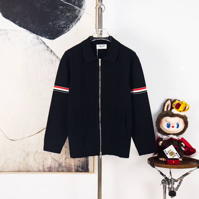 Zp Version [Exclusive Supply] Thom Browne Outerwear with Lapel, Exclusively Cust