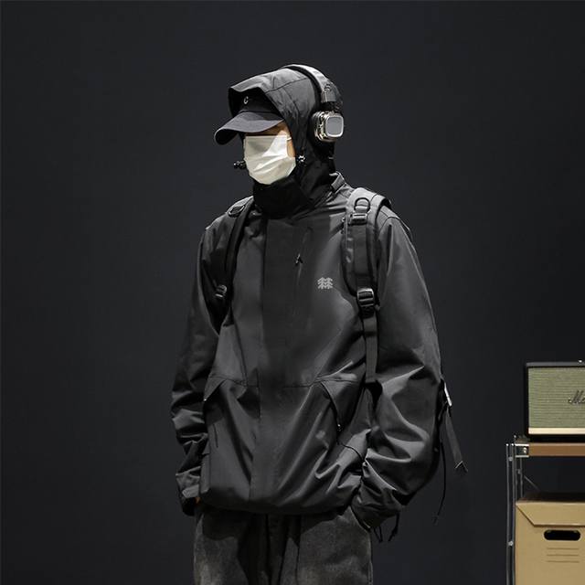 Kolon Hooded Windbreaker Jacket, 2025 New Arrival, Same as the Official Store! H