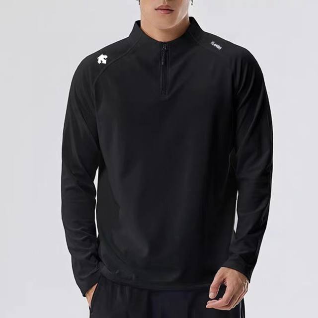 Spring New Arrival Descente 61187# Men's Outdoor Quick-Drying Breathable Half-zi