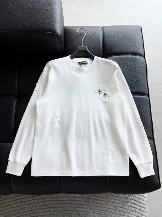 Chrome Hearts new cross and horseshoe Chrome Hearts Sanskrit 3D appliqu