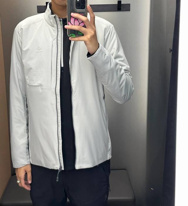 Model Kailas Ac 60 Stand Collar Cotton Jacket, P-Cotton Warm Coat, Water Repelle