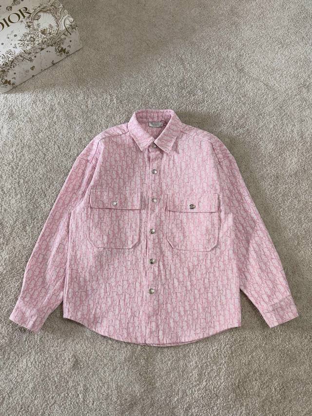 Dior New Jacquard All-over Logo Print Jacket. The entire garment is made of cust