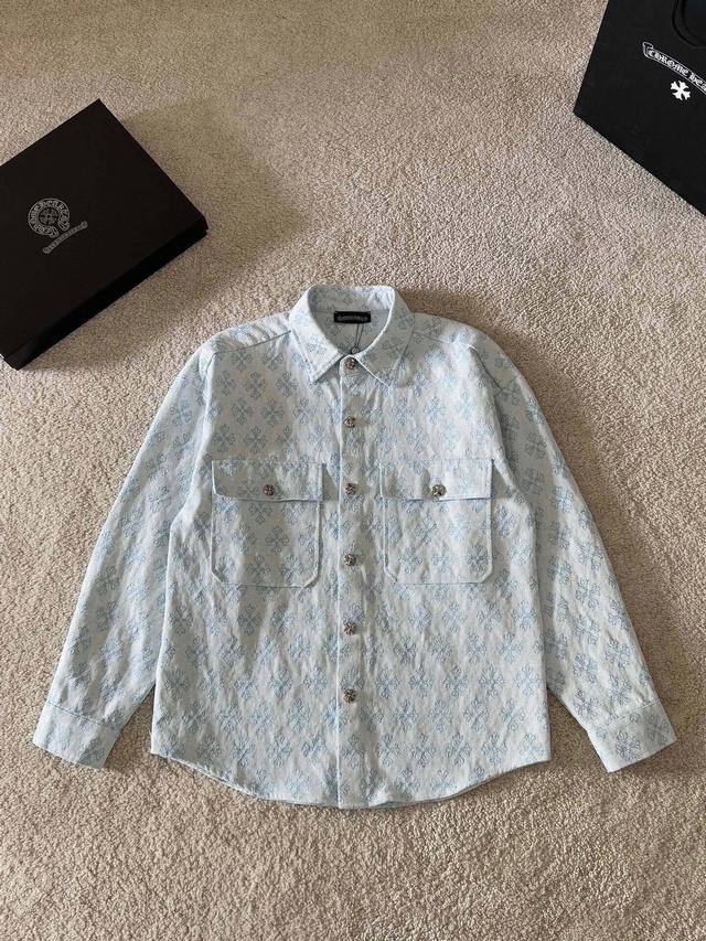 Chrome Hearts new jacquard all-over logo print jacket. The entire garment is mad