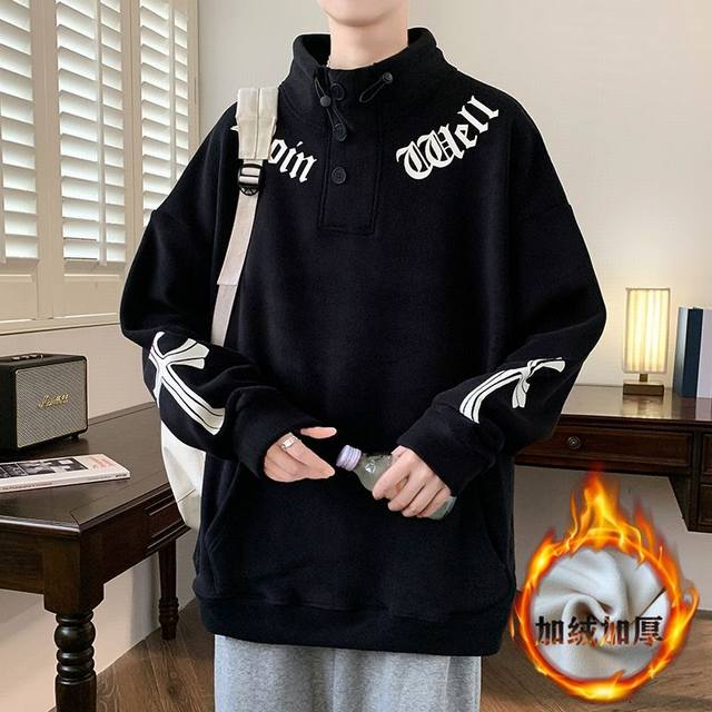 Chrome Hearts Fall/Winter Couple Style Fleece-Lined Thickened Half-Booth Double-