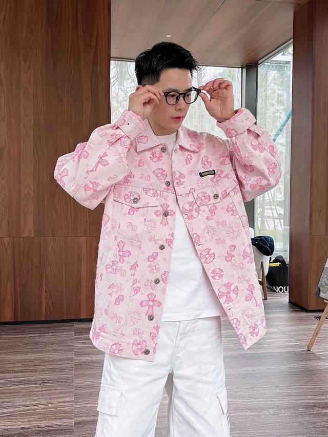 Chrome Hearts new jacquard all-over 3D appliqu